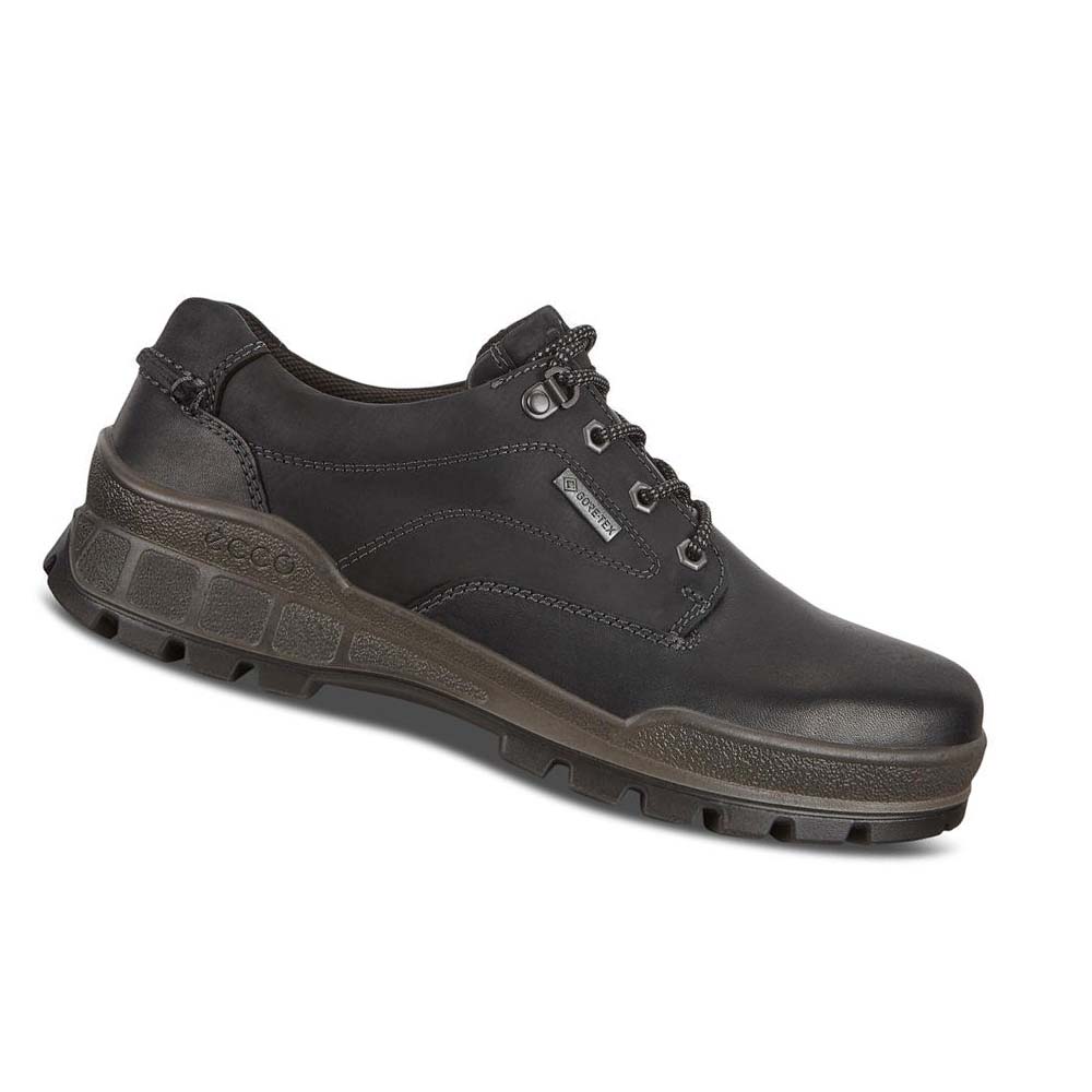 Men\'s Ecco Track 25 Low Plaintoe Hiking & Trail Black | Canada 573SGL